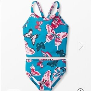 Hanna Andersson NWT Sunblock Tankini Bold Butterflies Print 2T